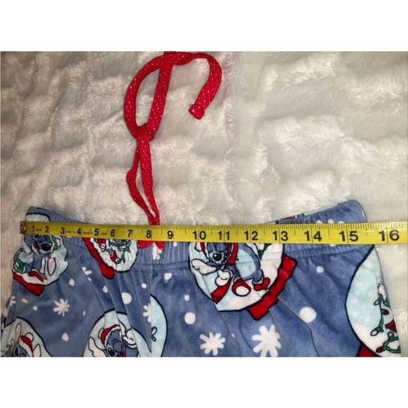 Disney Stitch Christmas Soft Fleece Pajama Pant W/pockets  Size Medium (8-10) - Picture 8 of 12